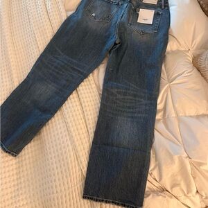 Women's Straight Leg Blue Jeans